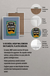 HOMEPACK Ahşap Çerçeveli Tablo Çerçeveli Poster Sanatsal Modern Duvar Dekoru BEK-8351