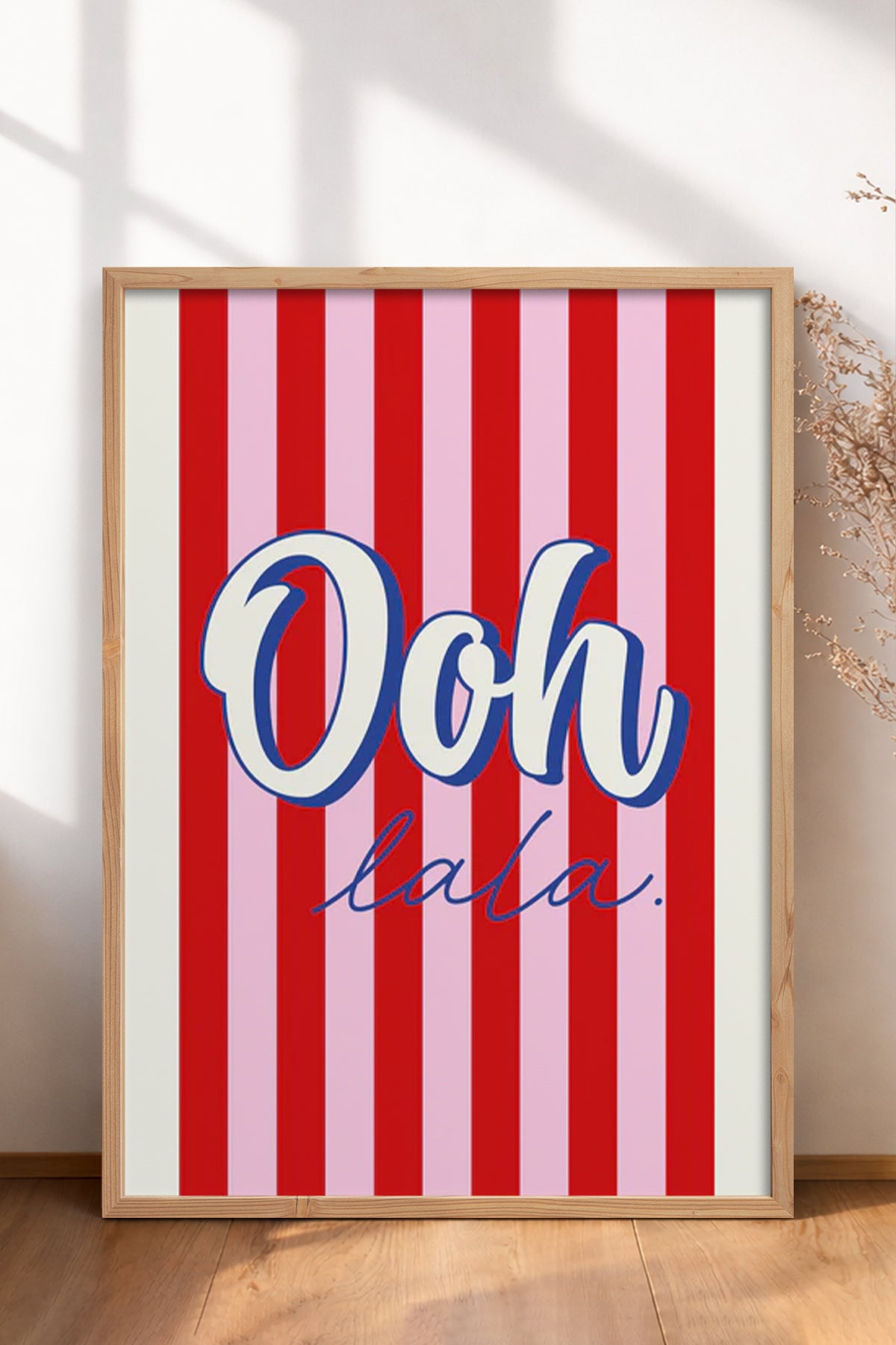 HOMEPACK Ahşap Çerçeveli Tablo Çerçeveli Poster Sanatsal Modern Duvar Dekoru BEK-8352