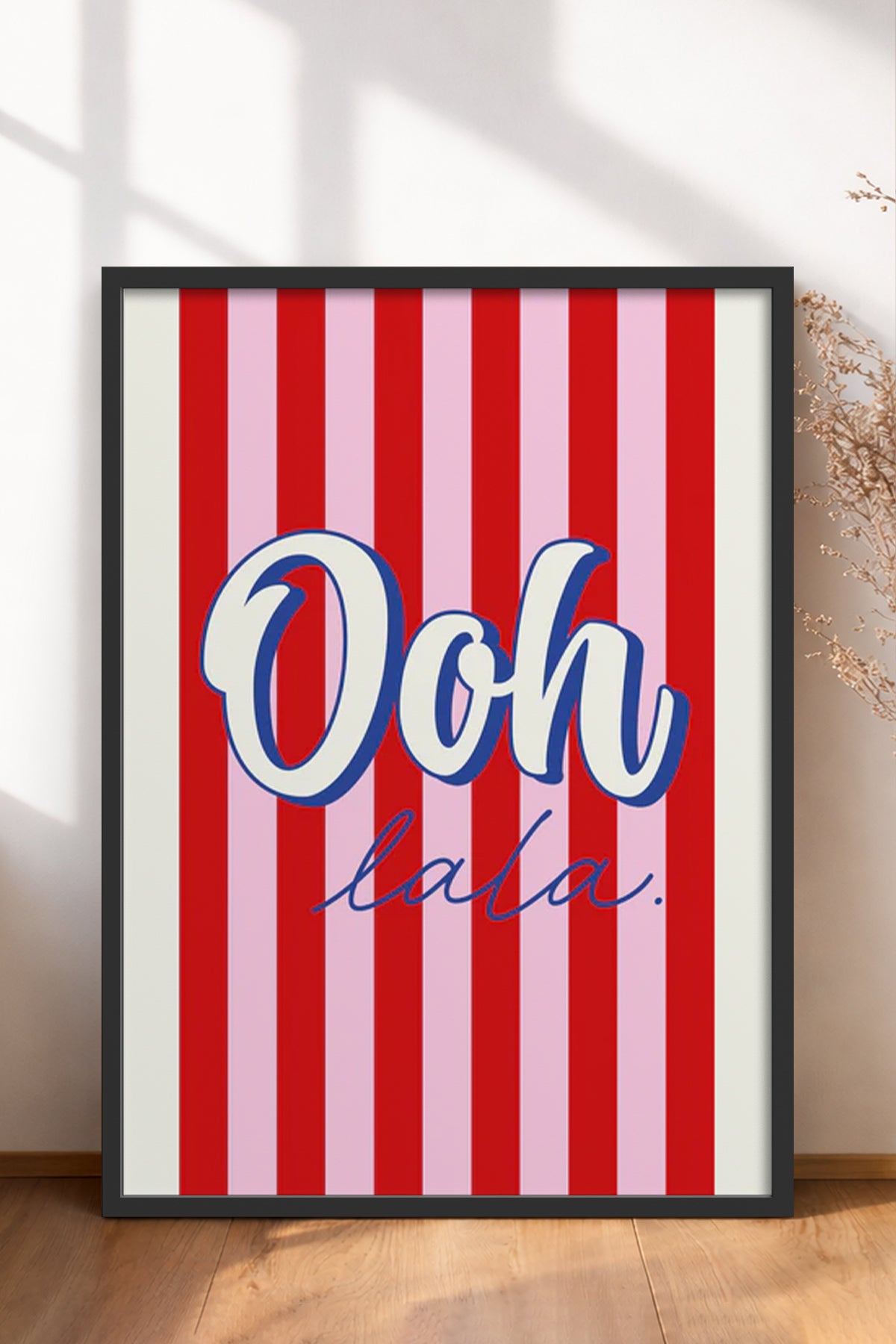HOMEPACK Ahşap Çerçeveli Tablo Çerçeveli Poster Sanatsal Modern Duvar Dekoru BEK-8352