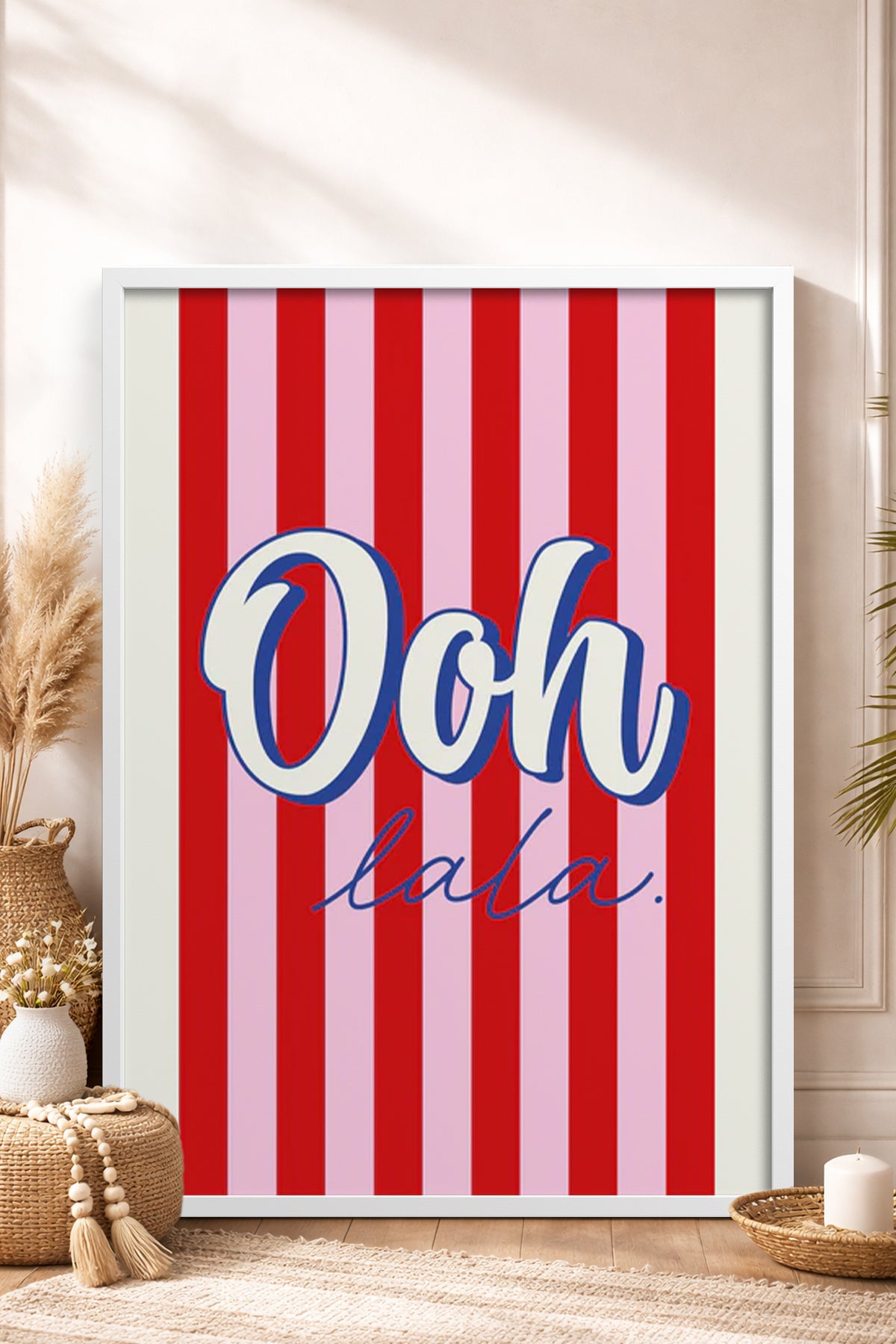 HOMEPACK Ahşap Çerçeveli Tablo Çerçeveli Poster Sanatsal Modern Duvar Dekoru BEK-8352