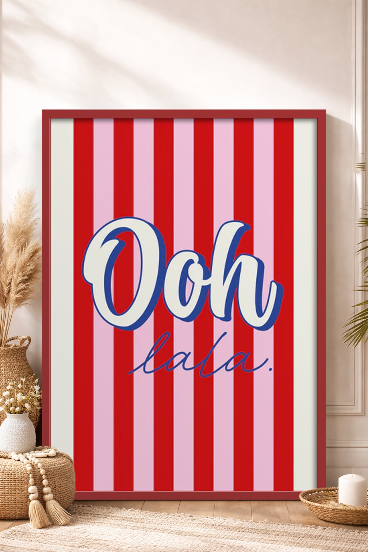 HOMEPACK Ahşap Çerçeveli Tablo Çerçeveli Poster Sanatsal Modern Duvar Dekoru BEK-8352