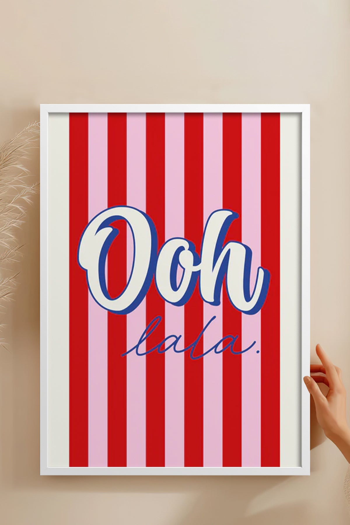 HOMEPACK Ahşap Çerçeveli Tablo Çerçeveli Poster Sanatsal Modern Duvar Dekoru BEK-8352