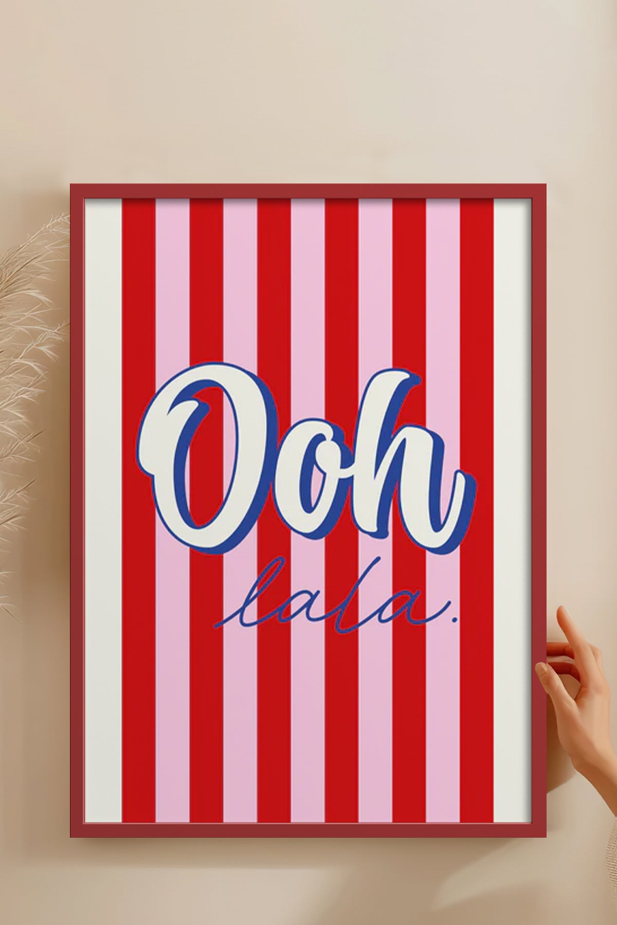 HOMEPACK Ahşap Çerçeveli Tablo Çerçeveli Poster Sanatsal Modern Duvar Dekoru BEK-8352