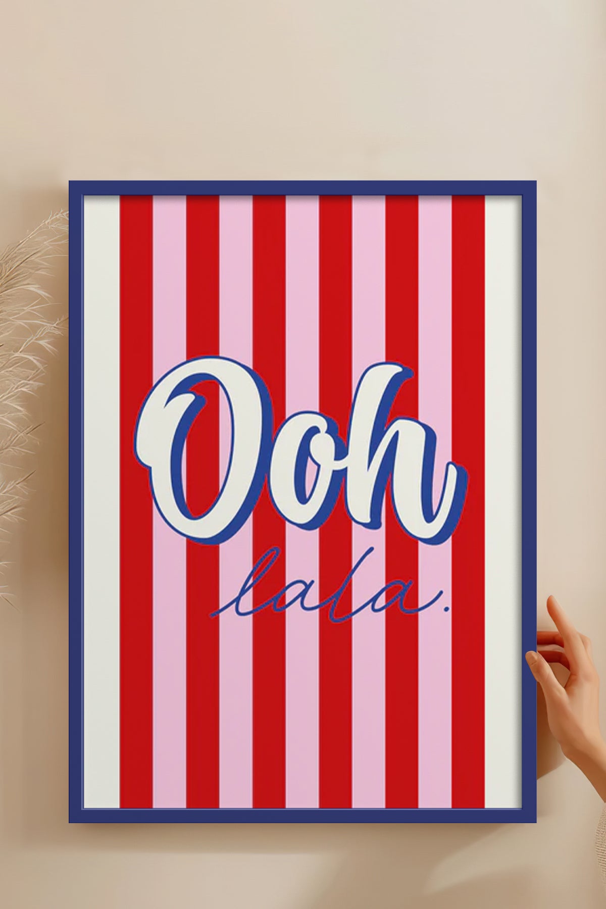 HOMEPACK Ahşap Çerçeveli Tablo Çerçeveli Poster Sanatsal Modern Duvar Dekoru BEK-8352