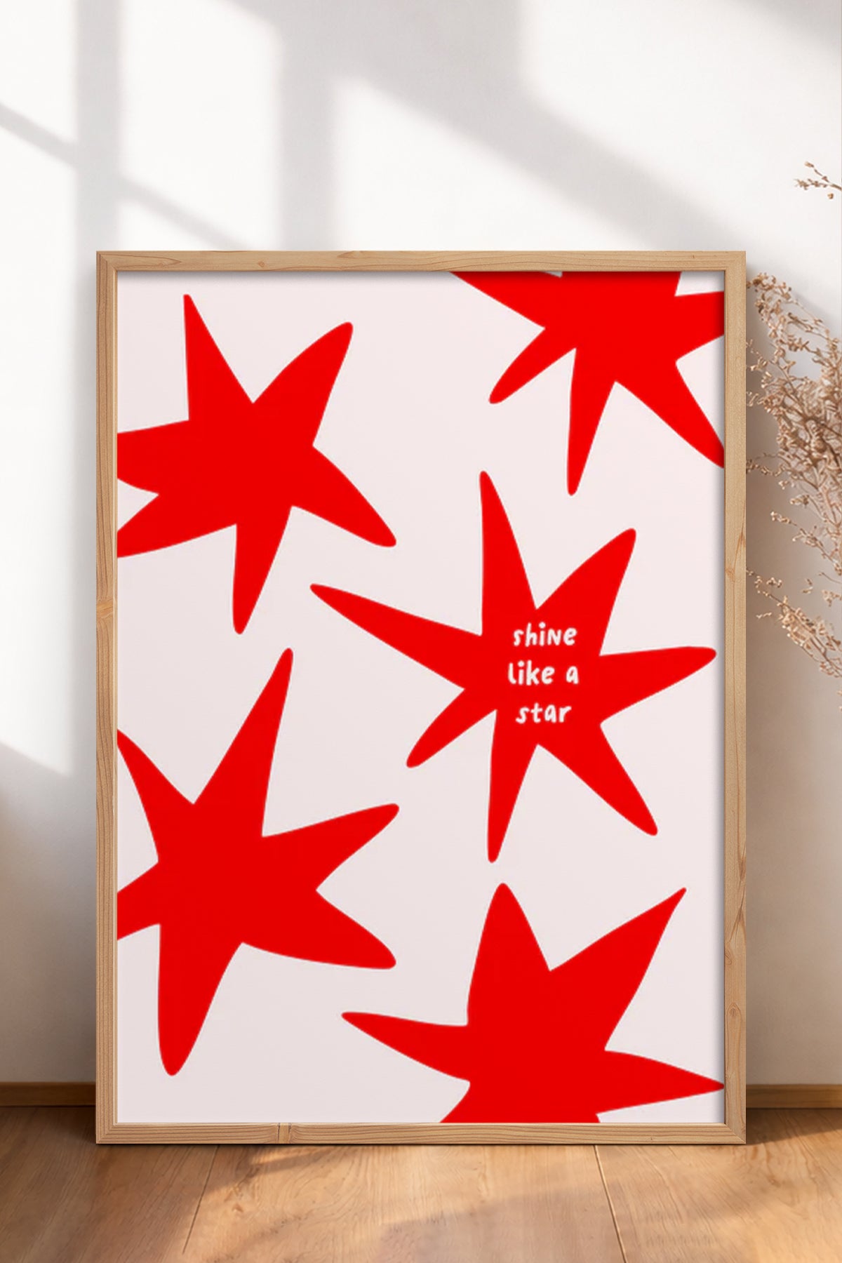 HOMEPACK Ahşap Çerçeveli Tablo Çerçeveli Poster Sanatsal Modern Duvar Dekoru BEK-8353