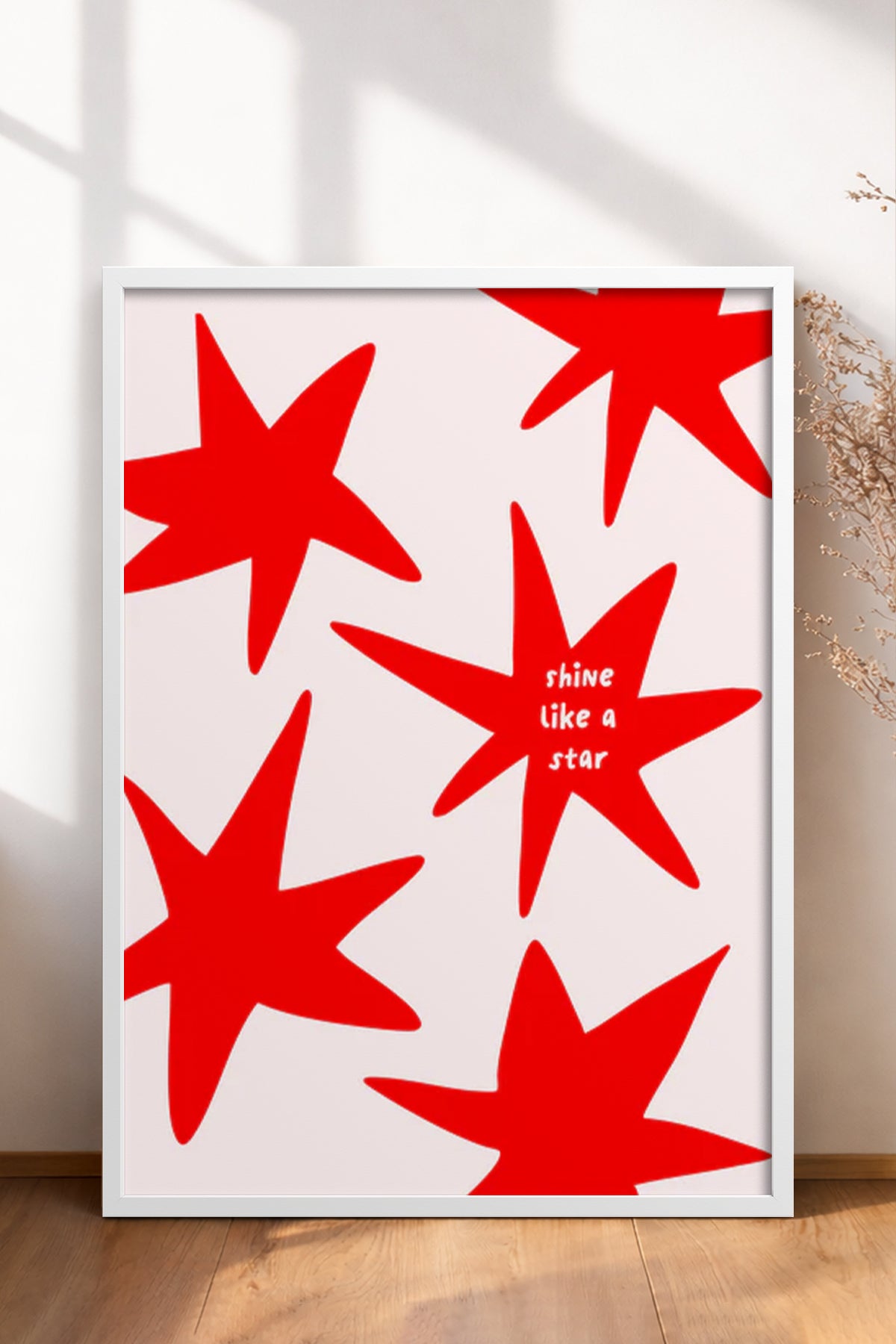 HOMEPACK Ahşap Çerçeveli Tablo Çerçeveli Poster Sanatsal Modern Duvar Dekoru BEK-8353