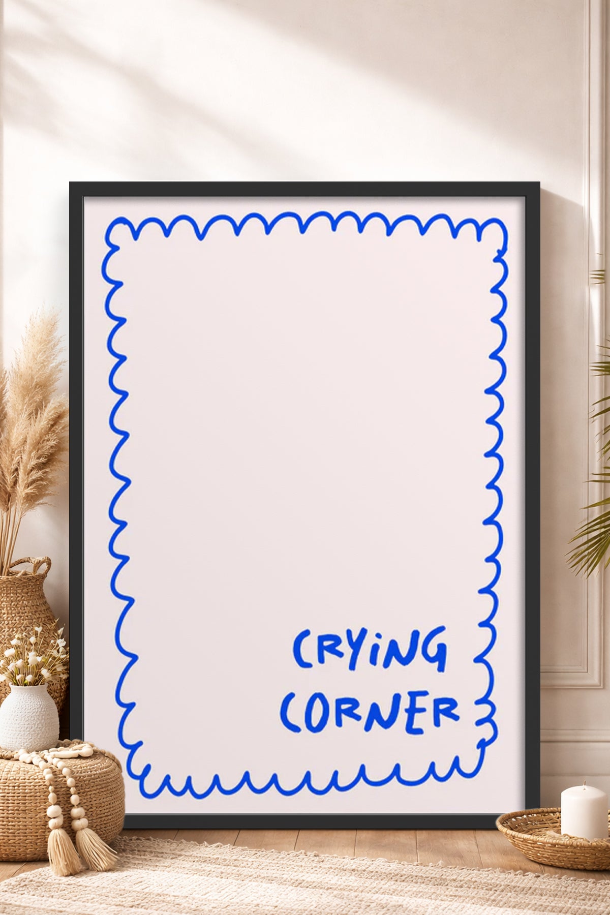 HOMEPACK Ahşap Çerçeveli Tablo Çerçeveli Poster Sanatsal Modern Duvar Dekoru BEK-8357