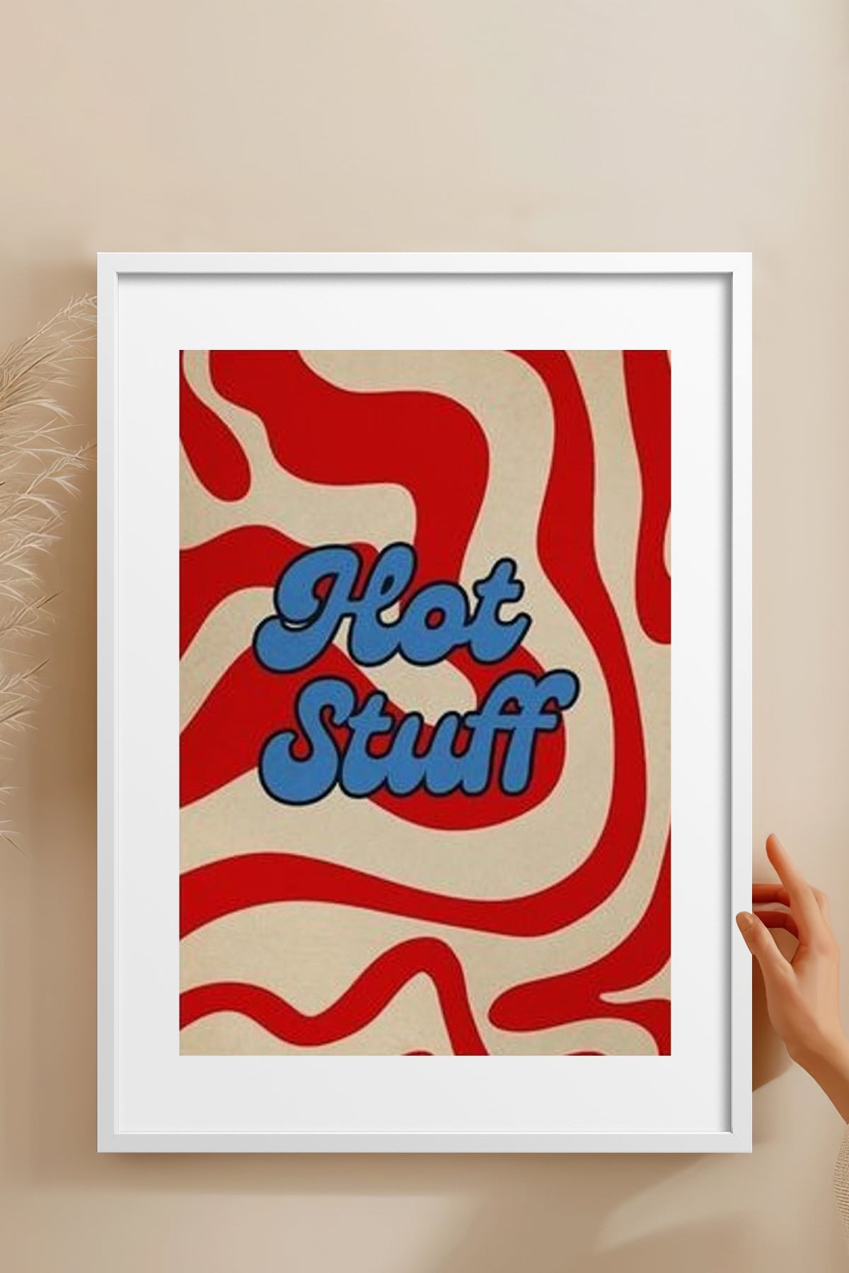 HOMEPACK Ahşap Çerçeveli Tablo Çerçeveli Poster Sanatsal Modern Duvar Dekoru BEK-8360