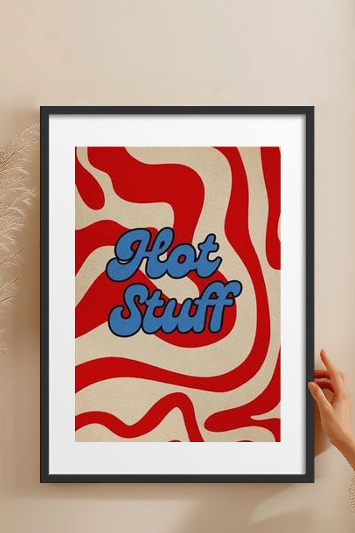 HOMEPACK Ahşap Çerçeveli Tablo Çerçeveli Poster Sanatsal Modern Duvar Dekoru BEK-8360