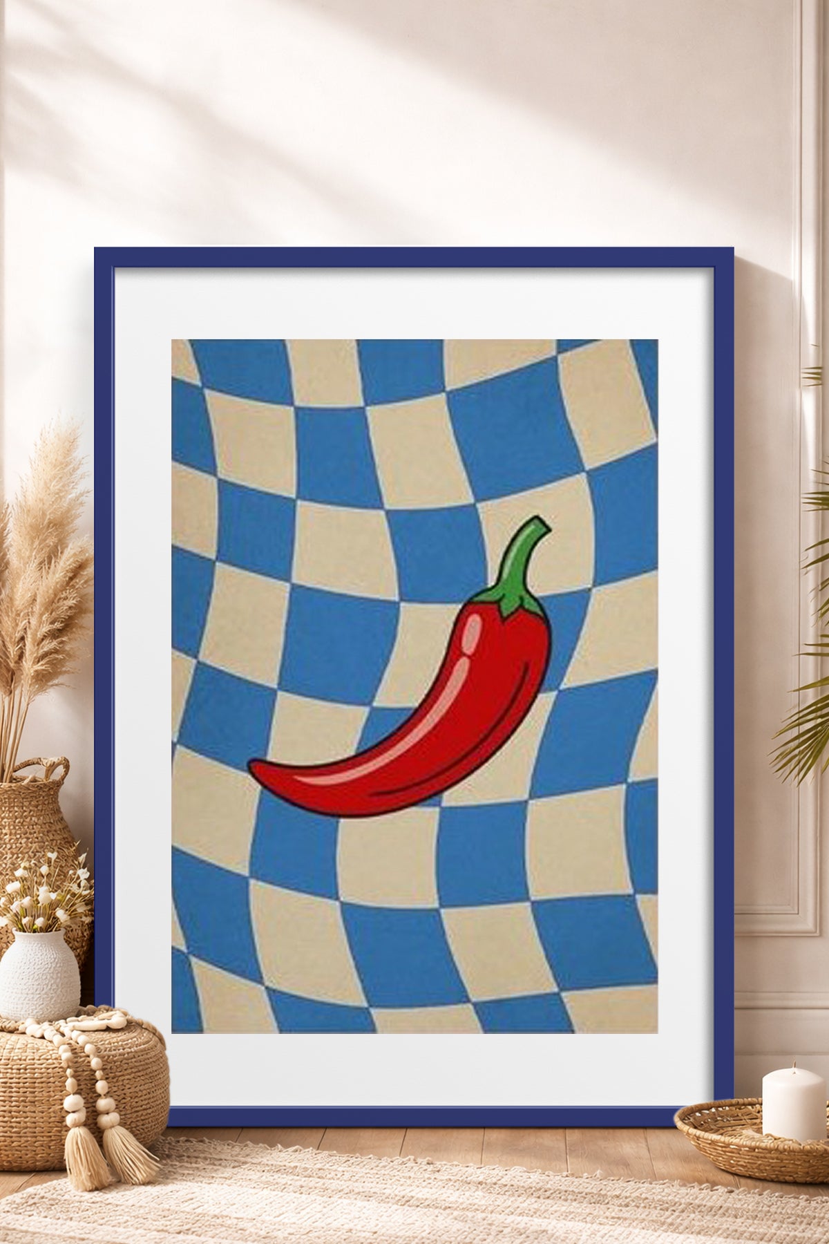 HOMEPACK Ahşap Çerçeveli Tablo Çerçeveli Poster Sanatsal Modern Duvar Dekoru BEK-8361
