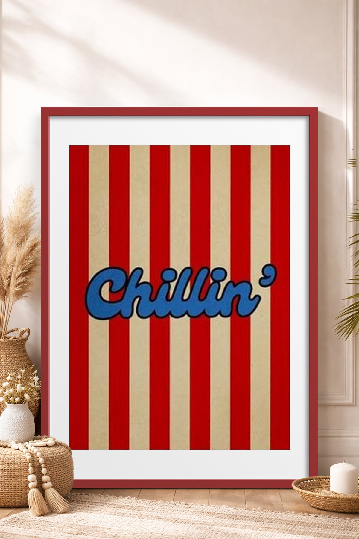 HOMEPACK Ahşap Çerçeveli Tablo Çerçeveli Poster Sanatsal Modern Duvar Dekoru BEK-8362