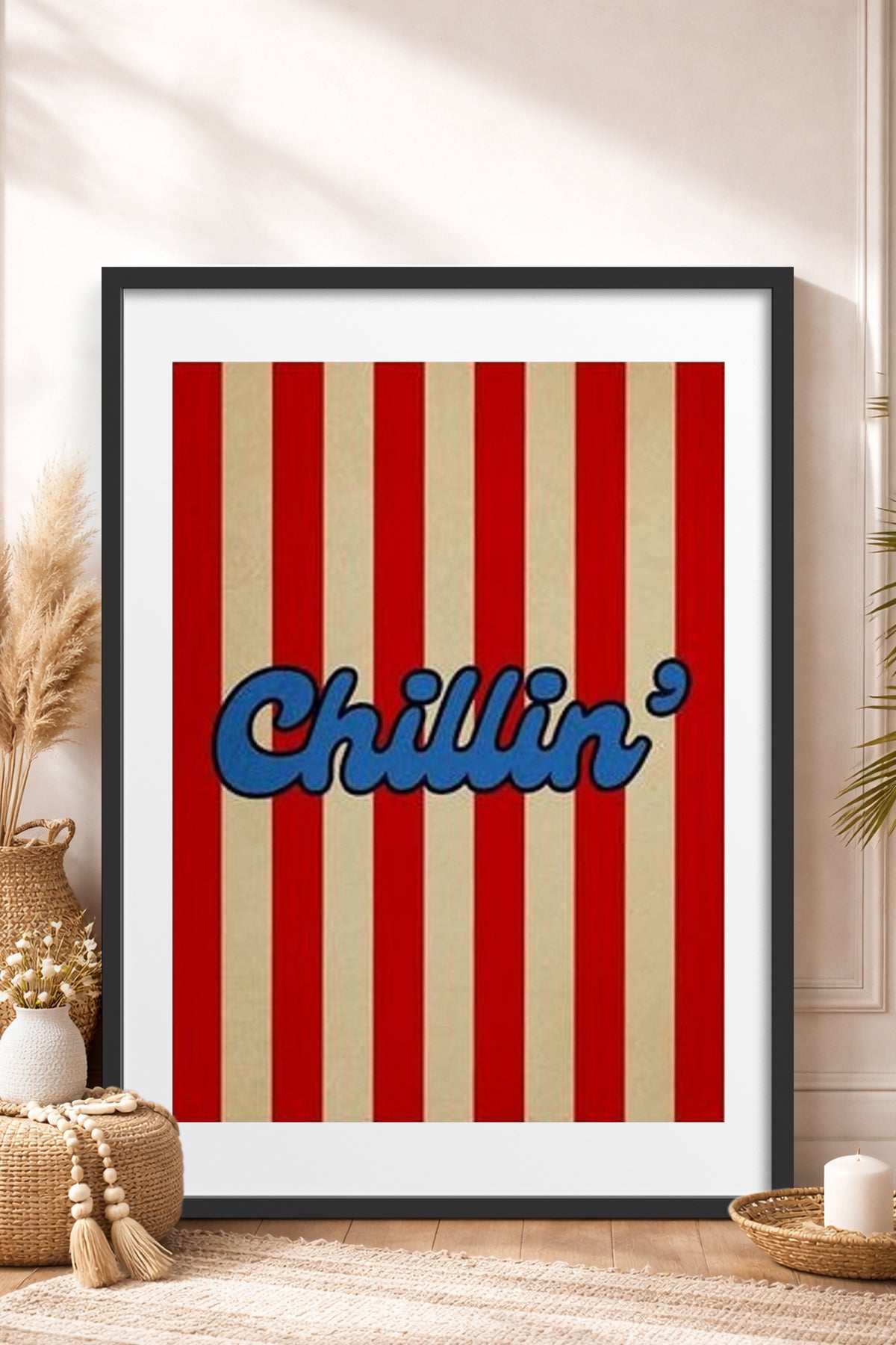 HOMEPACK Ahşap Çerçeveli Tablo Çerçeveli Poster Sanatsal Modern Duvar Dekoru BEK-8362