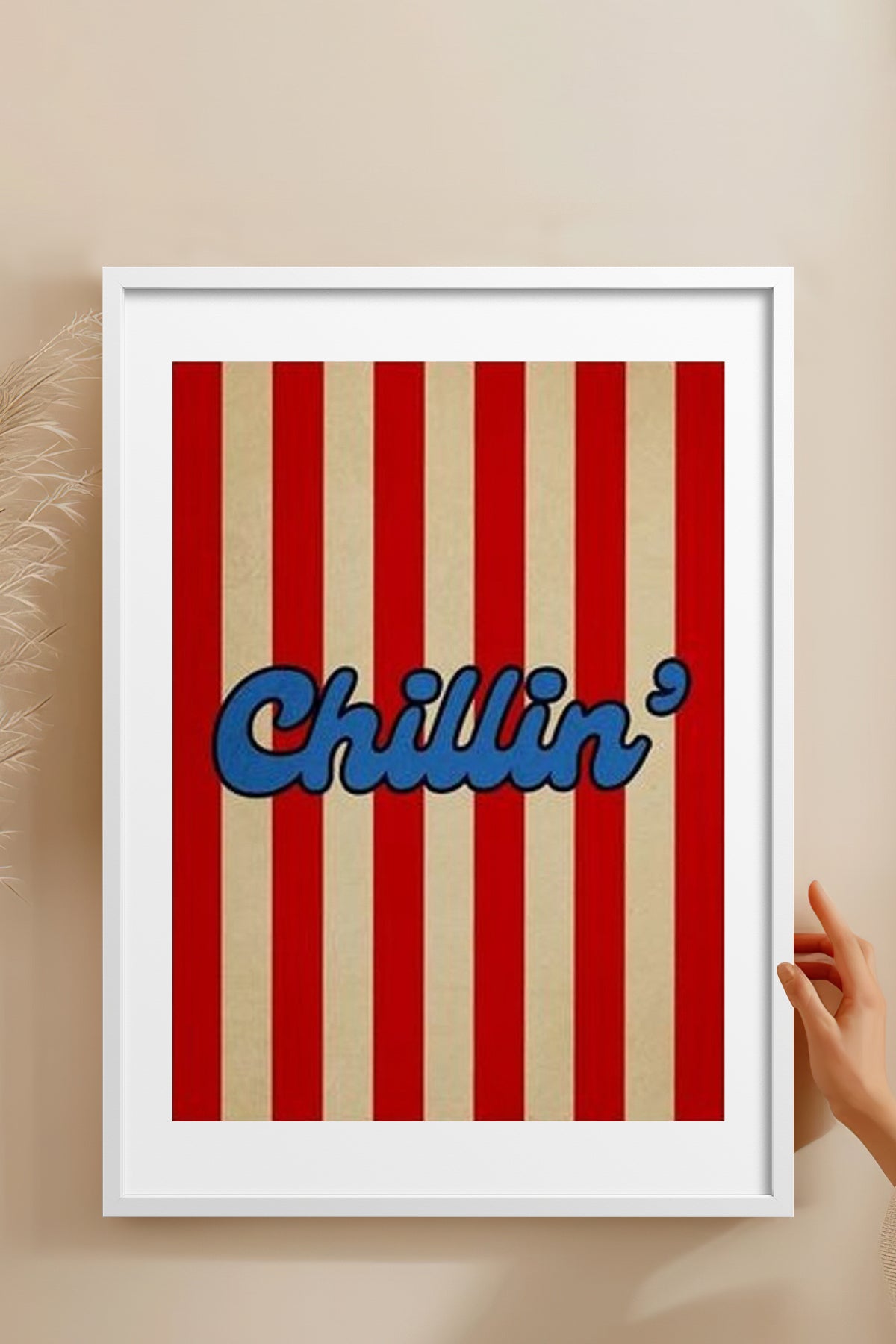 HOMEPACK Ahşap Çerçeveli Tablo Çerçeveli Poster Sanatsal Modern Duvar Dekoru BEK-8362