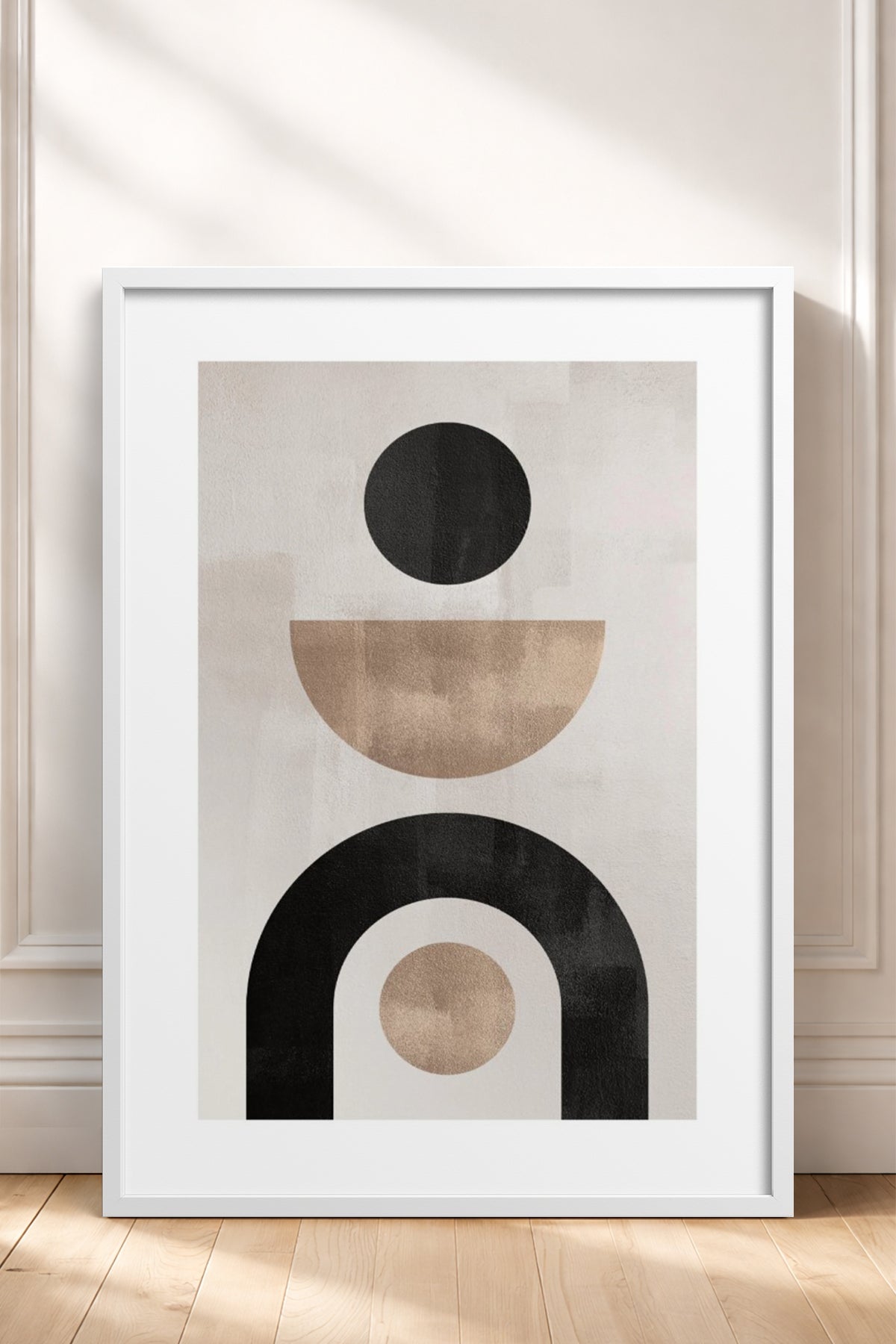 HOMEPACK Ahşap Çerçeveli Tablo Çerçeveli Poster Sanatsal Modern Duvar Dekoru BEK-8363