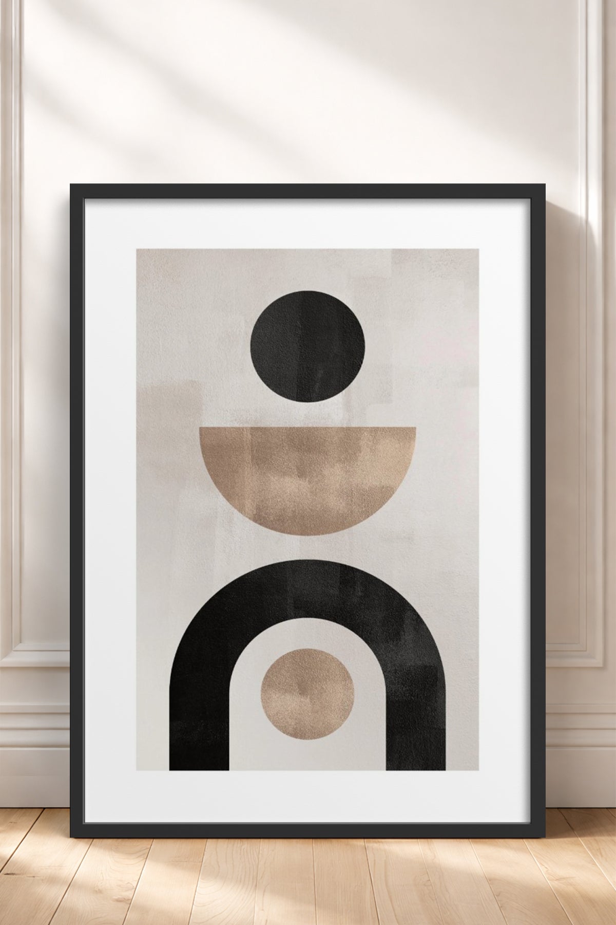 HOMEPACK Ahşap Çerçeveli Tablo Çerçeveli Poster Sanatsal Modern Duvar Dekoru BEK-8363