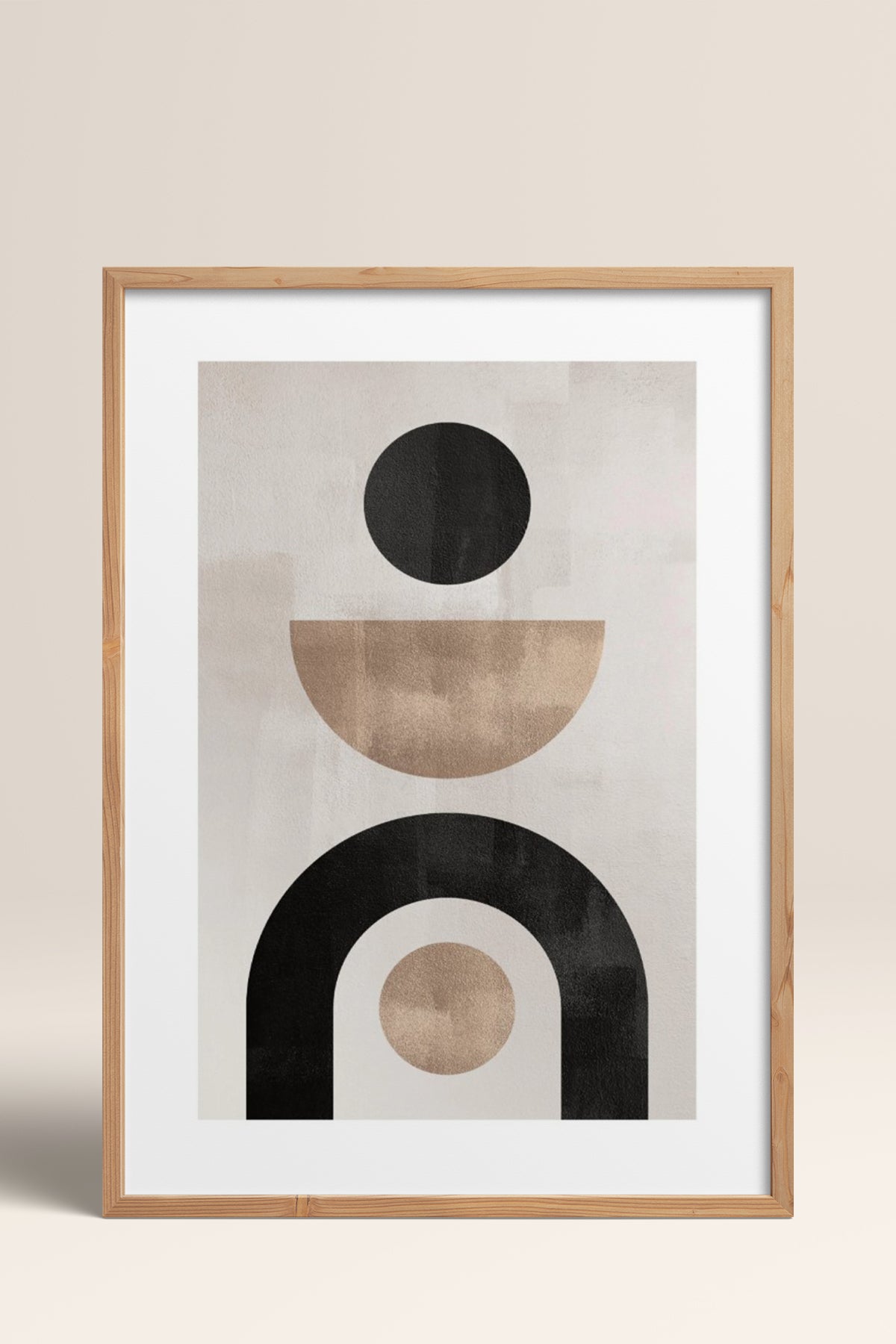 HOMEPACK Ahşap Çerçeveli Tablo Çerçeveli Poster Sanatsal Modern Duvar Dekoru BEK-8363