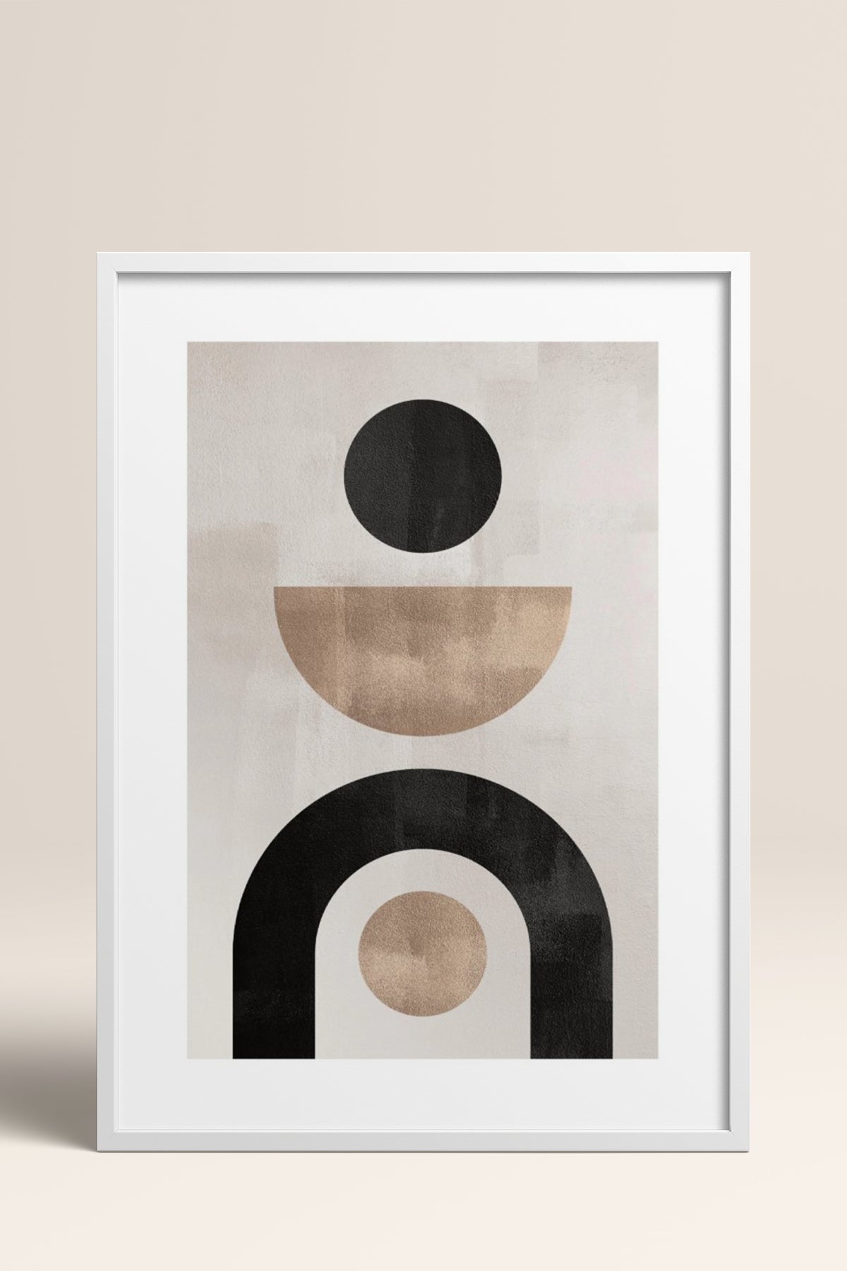 HOMEPACK Ahşap Çerçeveli Tablo Çerçeveli Poster Sanatsal Modern Duvar Dekoru BEK-8363
