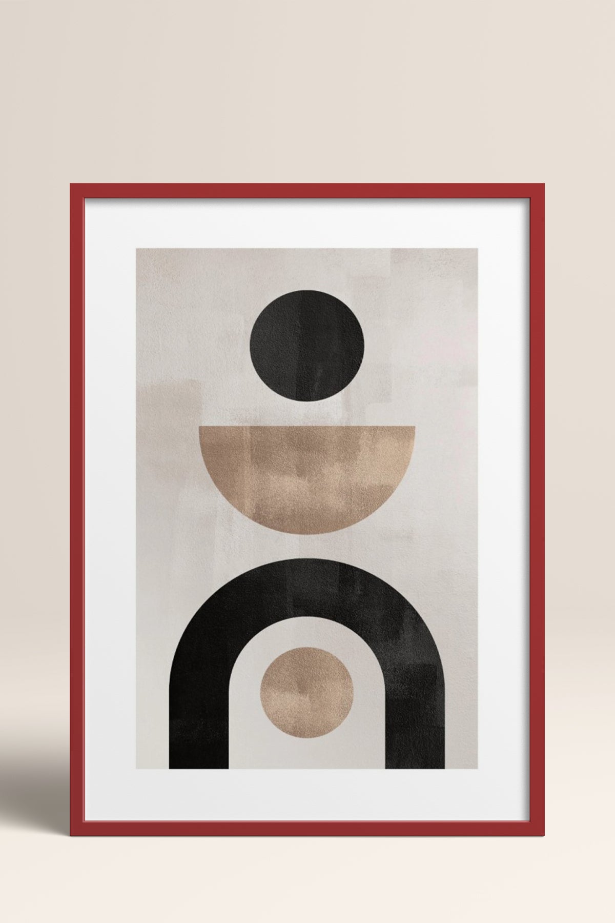 HOMEPACK Ahşap Çerçeveli Tablo Çerçeveli Poster Sanatsal Modern Duvar Dekoru BEK-8363