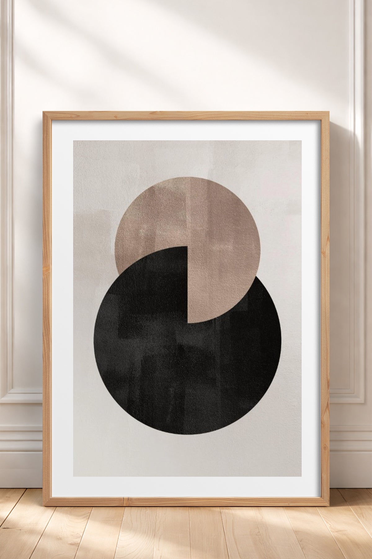 HOMEPACK Ahşap Çerçeveli Tablo Çerçeveli Poster Sanatsal Modern Duvar Dekoru BEK-8365