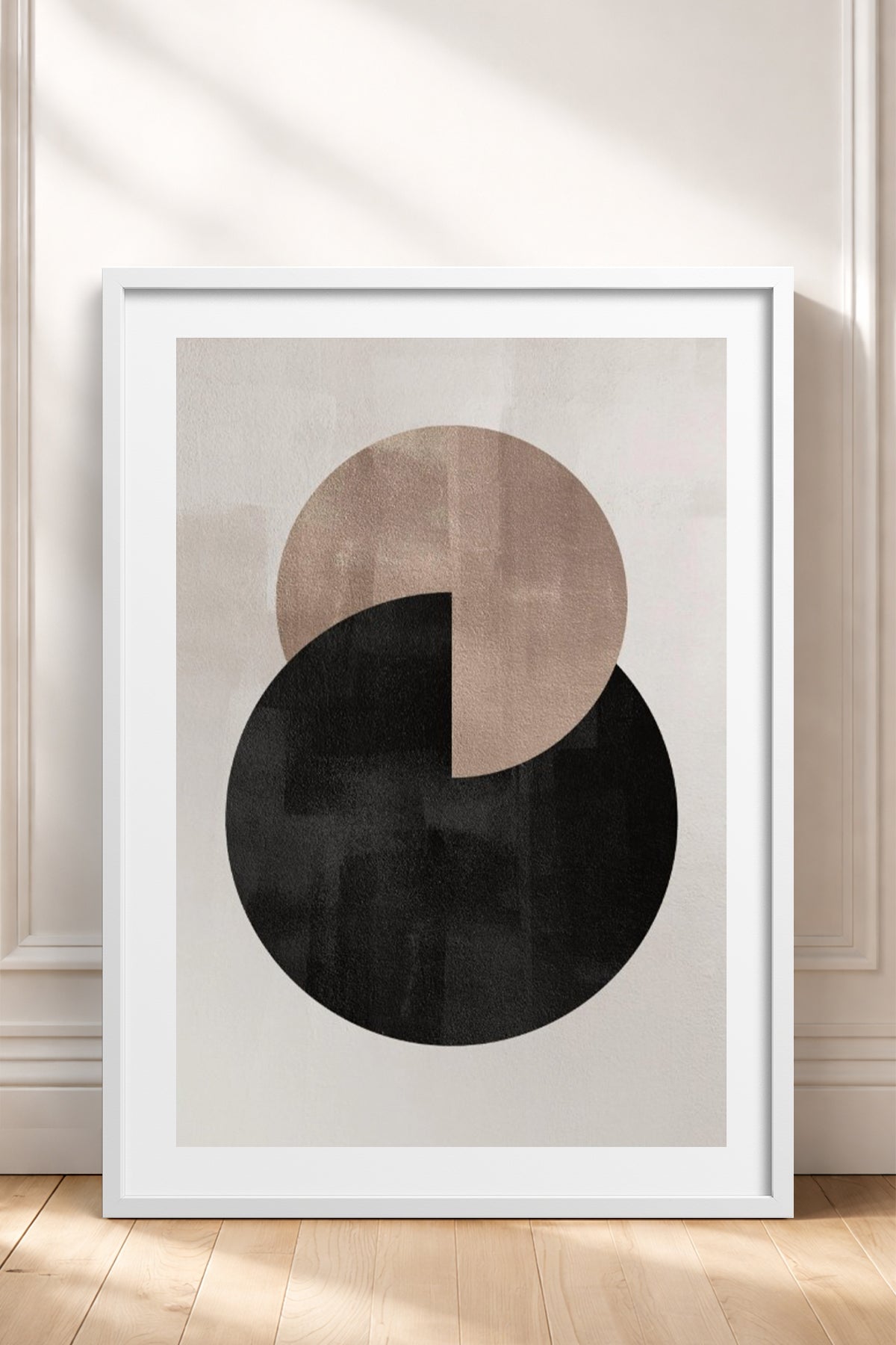 HOMEPACK Ahşap Çerçeveli Tablo Çerçeveli Poster Sanatsal Modern Duvar Dekoru BEK-8365