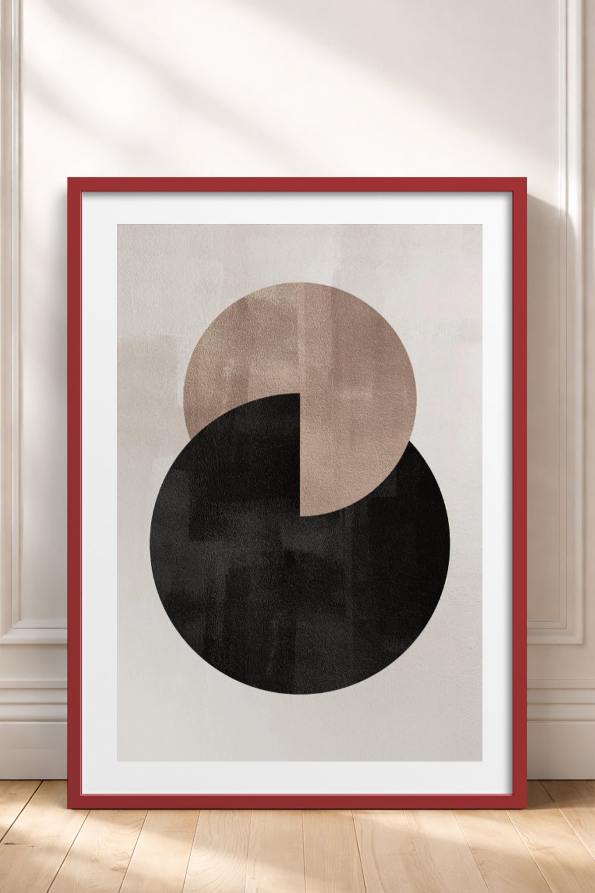 HOMEPACK Ahşap Çerçeveli Tablo Çerçeveli Poster Sanatsal Modern Duvar Dekoru BEK-8365
