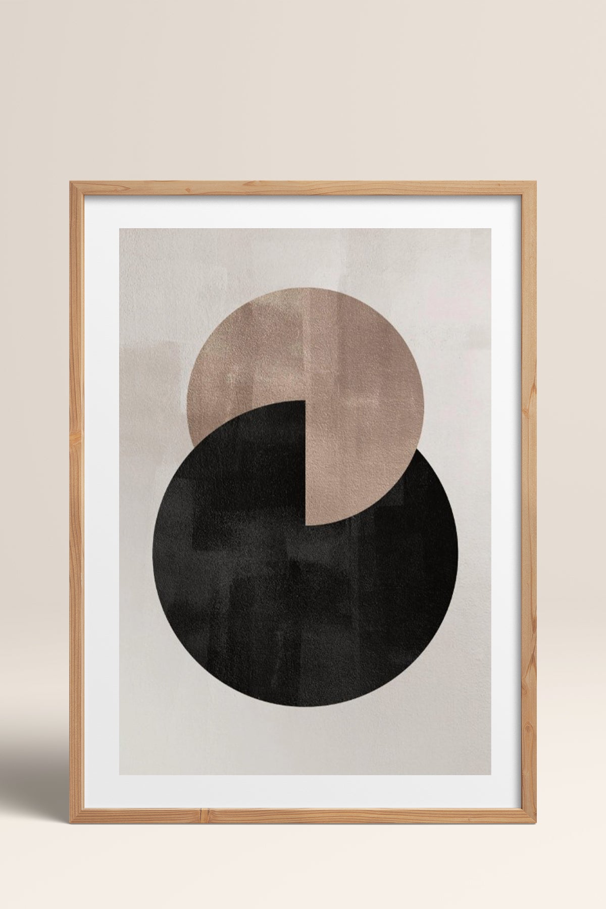 HOMEPACK Ahşap Çerçeveli Tablo Çerçeveli Poster Sanatsal Modern Duvar Dekoru BEK-8365