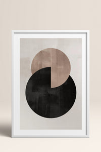 HOMEPACK Ahşap Çerçeveli Tablo Çerçeveli Poster Sanatsal Modern Duvar Dekoru BEK-8365