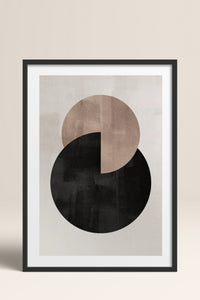 HOMEPACK Ahşap Çerçeveli Tablo Çerçeveli Poster Sanatsal Modern Duvar Dekoru BEK-8365