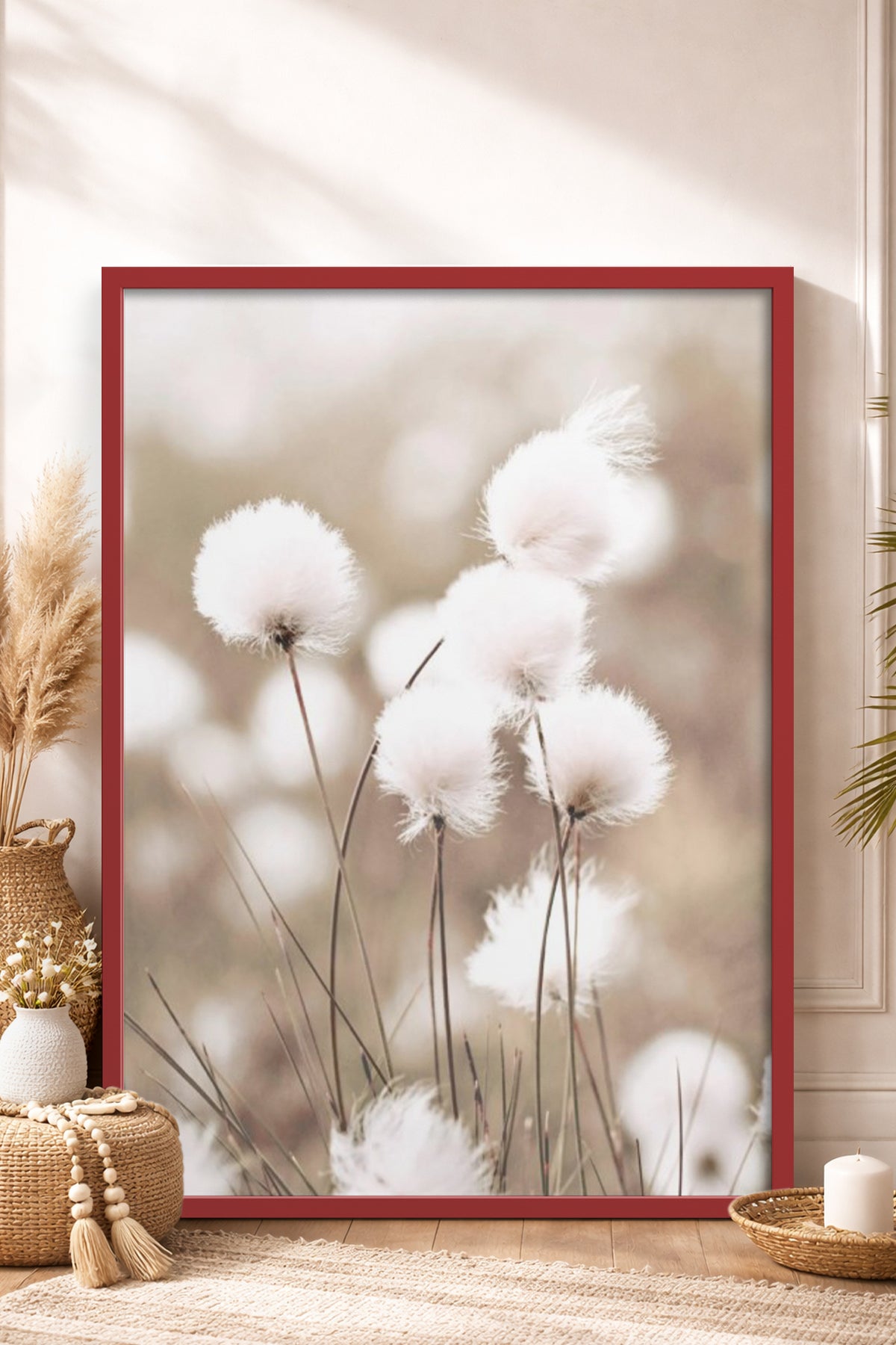 HOMEPACK Ahşap Çerçeveli Tablo Çerçeveli Poster Sanatsal Modern Duvar Dekoru BEK-8366