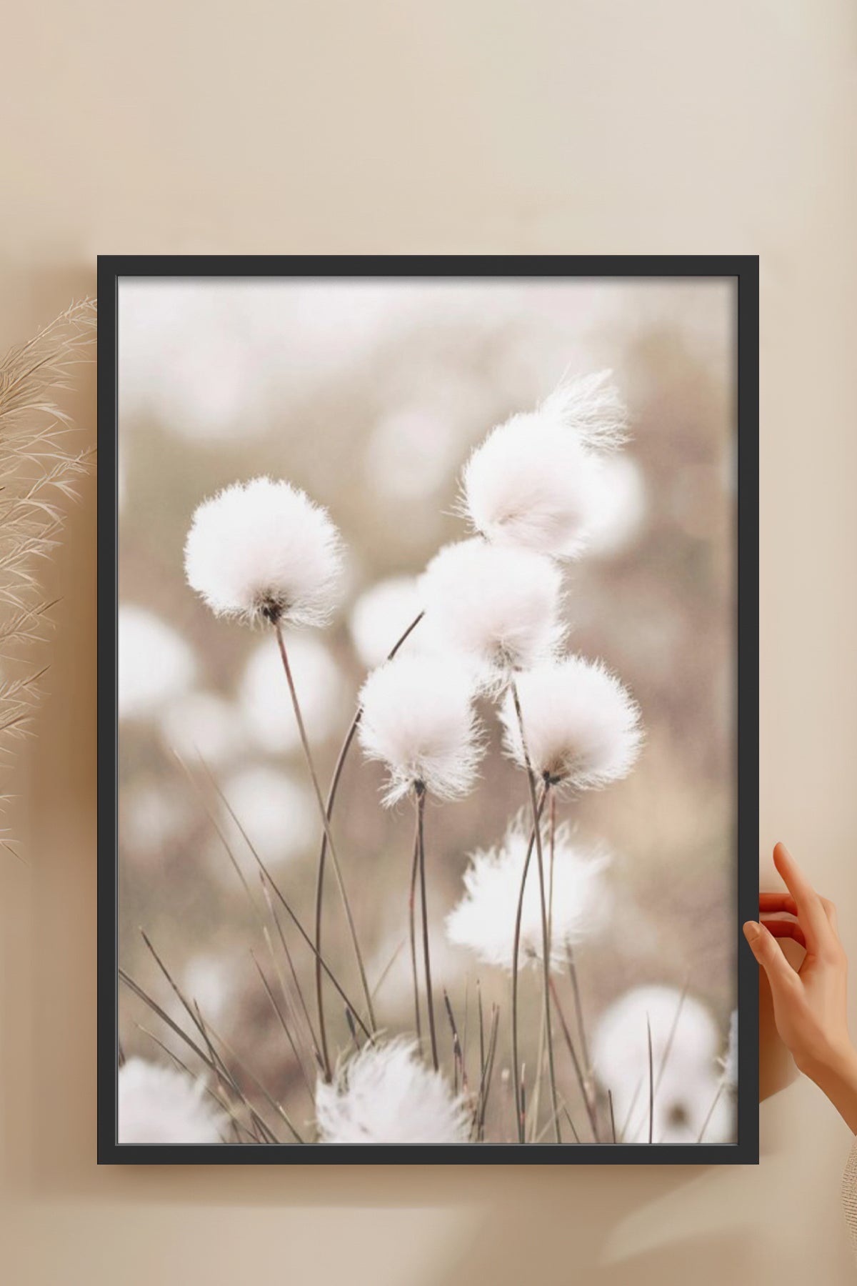 HOMEPACK Ahşap Çerçeveli Tablo Çerçeveli Poster Sanatsal Modern Duvar Dekoru BEK-8366
