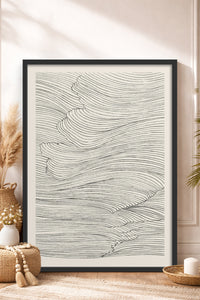 HOMEPACK Ahşap Çerçeveli Tablo Çerçeveli Poster Sanatsal Modern Duvar Dekoru BEK-8367