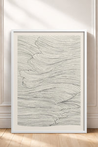 HOMEPACK Ahşap Çerçeveli Tablo Çerçeveli Poster Sanatsal Modern Duvar Dekoru BEK-8367