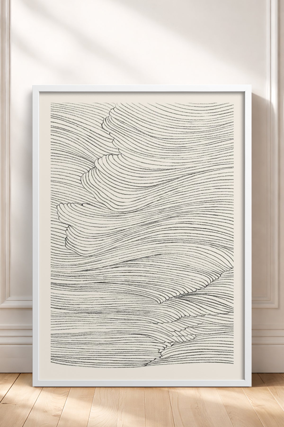 HOMEPACK Ahşap Çerçeveli Tablo Çerçeveli Poster Sanatsal Modern Duvar Dekoru BEK-8367
