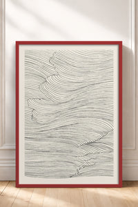 HOMEPACK Ahşap Çerçeveli Tablo Çerçeveli Poster Sanatsal Modern Duvar Dekoru BEK-8367