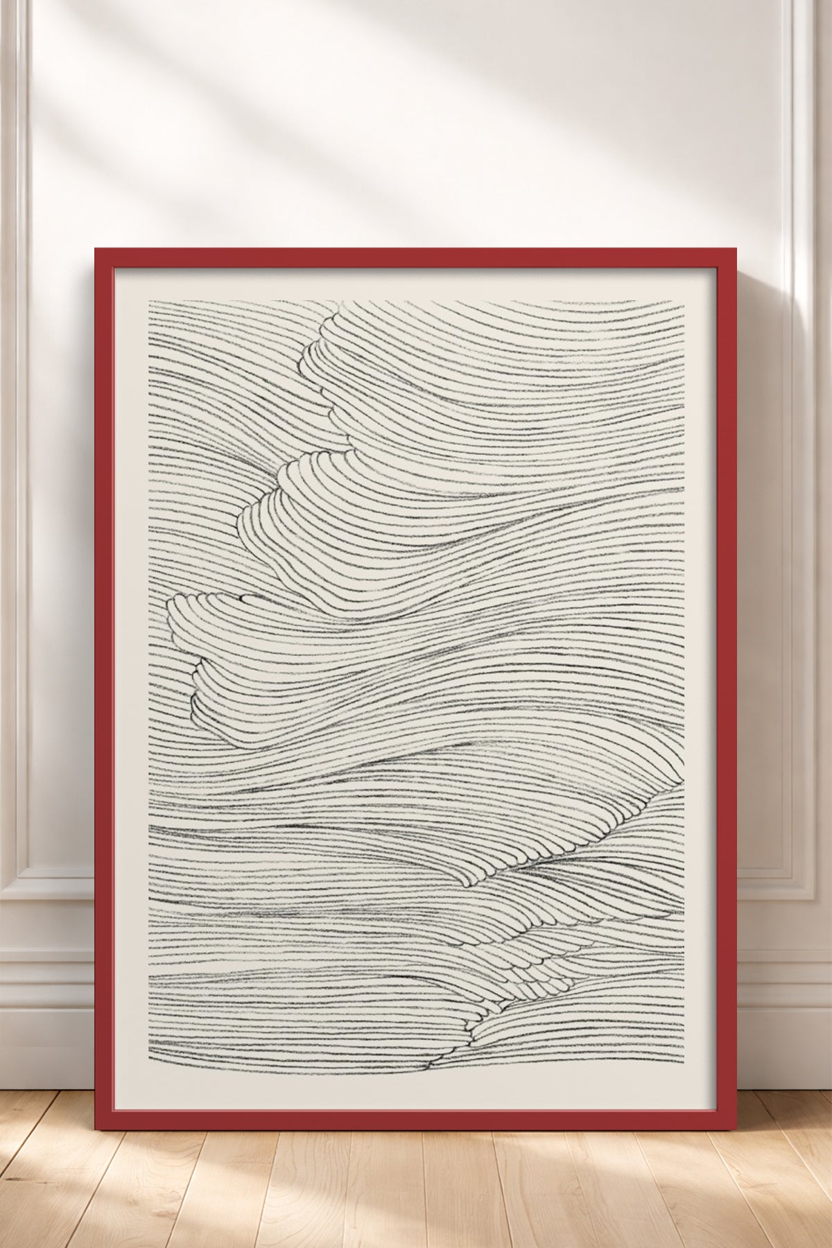 HOMEPACK Ahşap Çerçeveli Tablo Çerçeveli Poster Sanatsal Modern Duvar Dekoru BEK-8367