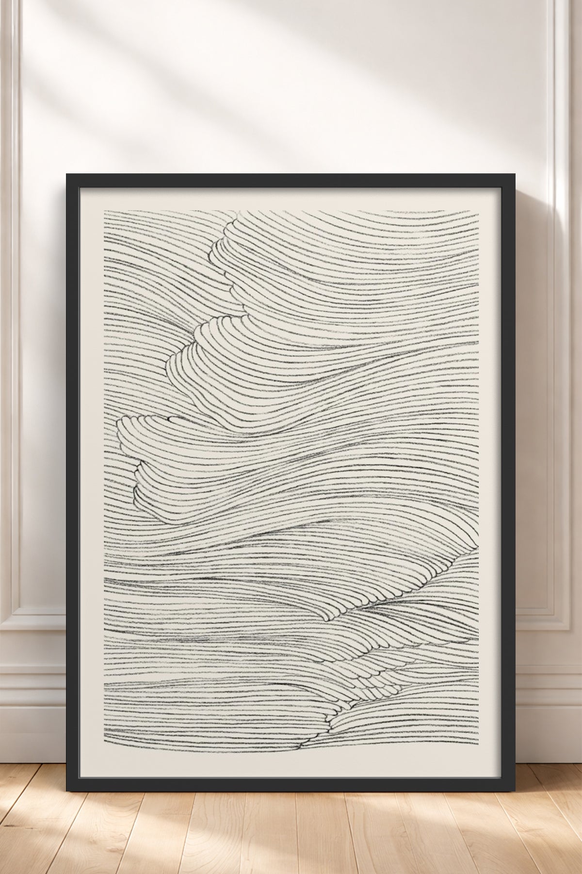 HOMEPACK Ahşap Çerçeveli Tablo Çerçeveli Poster Sanatsal Modern Duvar Dekoru BEK-8367