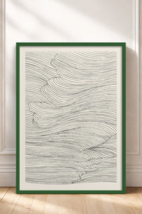 HOMEPACK Ahşap Çerçeveli Tablo Çerçeveli Poster Sanatsal Modern Duvar Dekoru BEK-8367