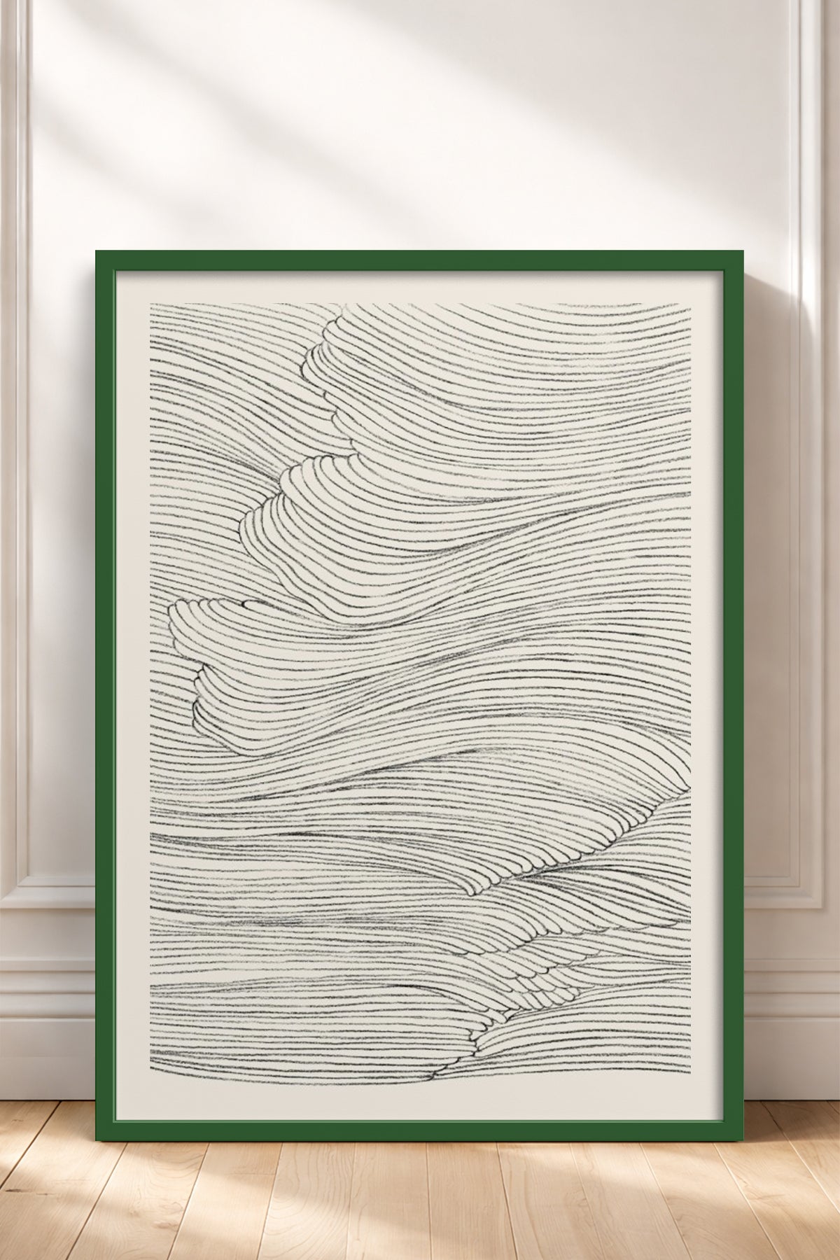 HOMEPACK Ahşap Çerçeveli Tablo Çerçeveli Poster Sanatsal Modern Duvar Dekoru BEK-8367