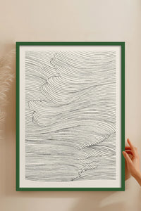 HOMEPACK Ahşap Çerçeveli Tablo Çerçeveli Poster Sanatsal Modern Duvar Dekoru BEK-8367