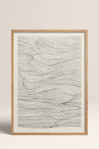 HOMEPACK Ahşap Çerçeveli Tablo Çerçeveli Poster Sanatsal Modern Duvar Dekoru BEK-8367