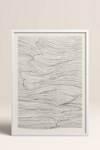 HOMEPACK Ahşap Çerçeveli Tablo Çerçeveli Poster Sanatsal Modern Duvar Dekoru BEK-8367