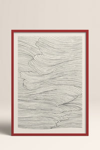 HOMEPACK Ahşap Çerçeveli Tablo Çerçeveli Poster Sanatsal Modern Duvar Dekoru BEK-8367