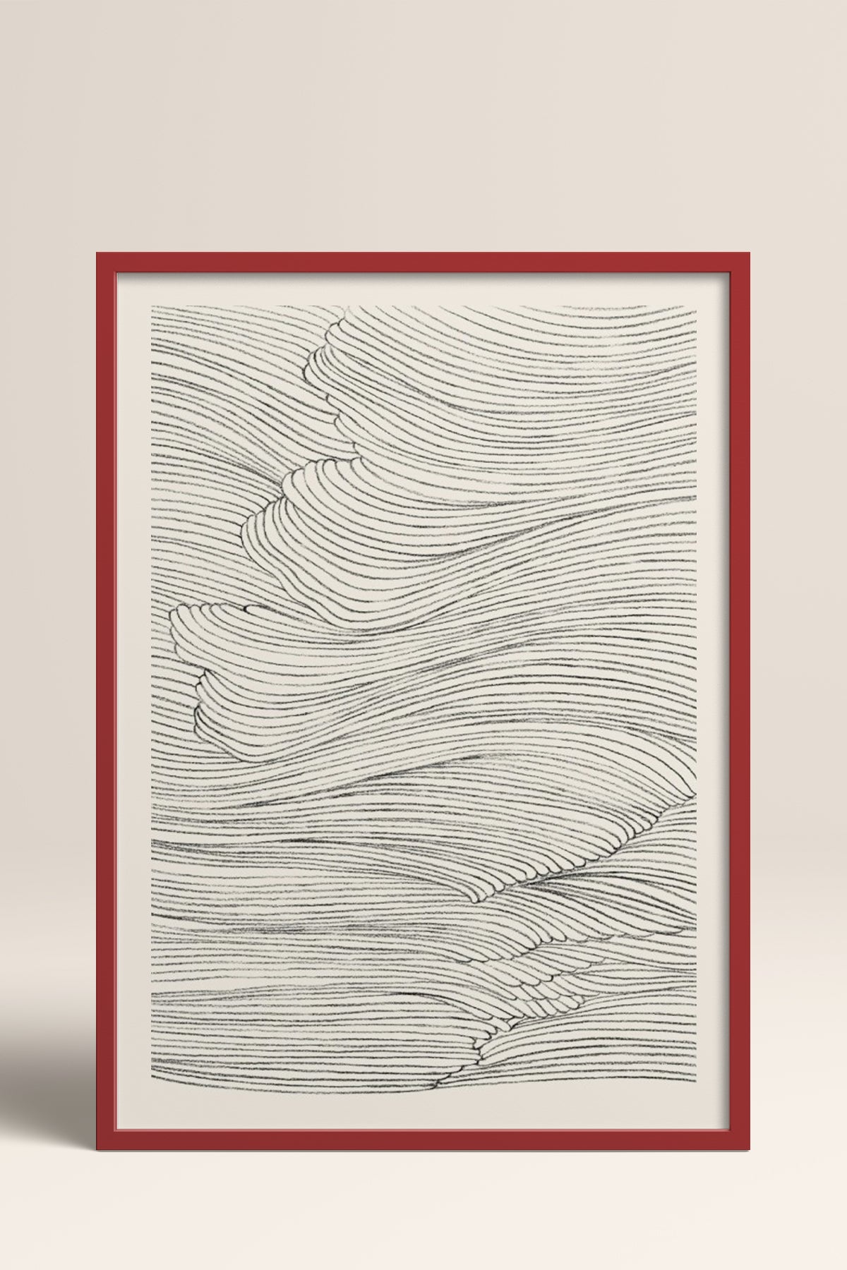 HOMEPACK Ahşap Çerçeveli Tablo Çerçeveli Poster Sanatsal Modern Duvar Dekoru BEK-8367