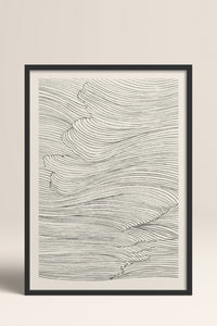 HOMEPACK Ahşap Çerçeveli Tablo Çerçeveli Poster Sanatsal Modern Duvar Dekoru BEK-8367