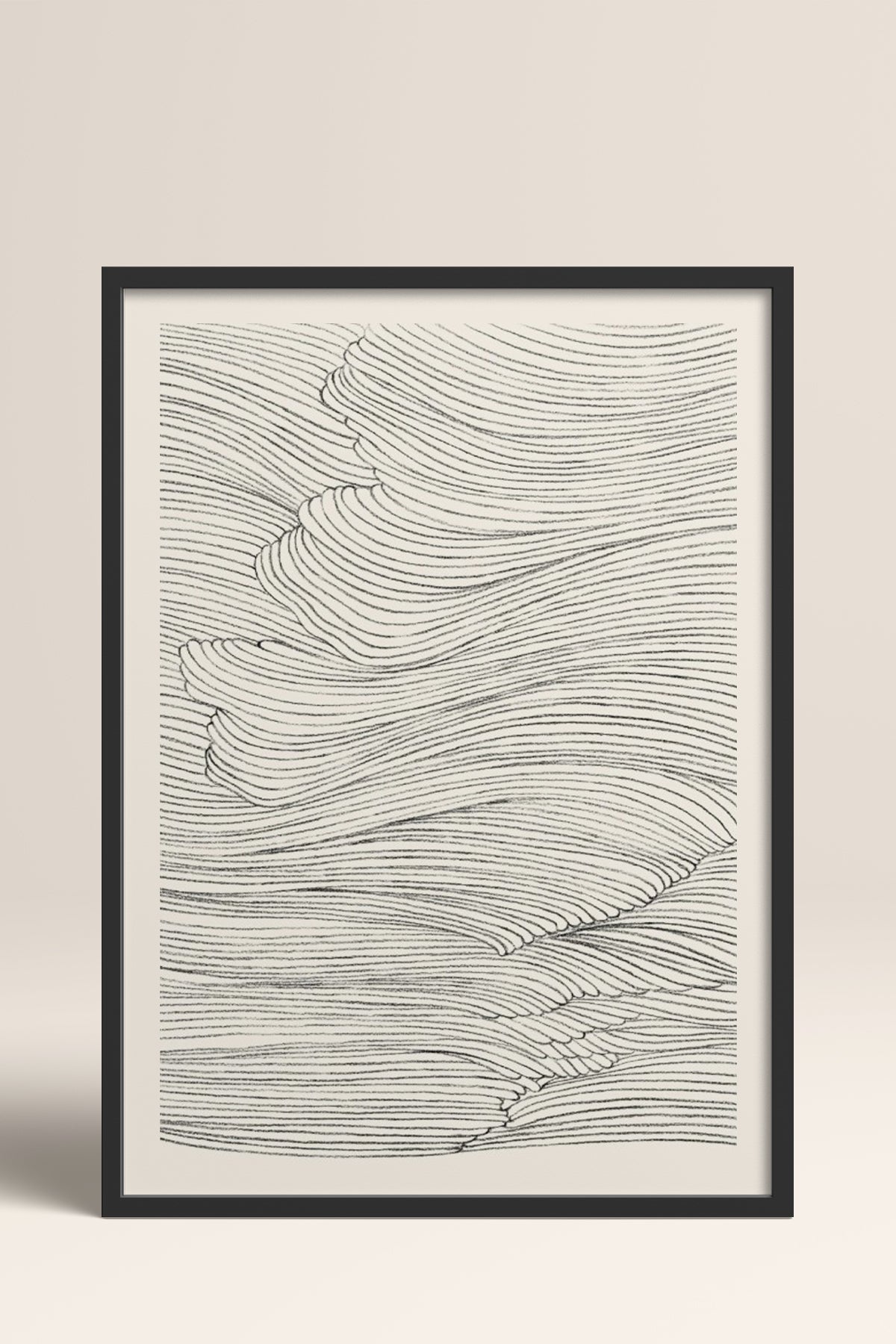 HOMEPACK Ahşap Çerçeveli Tablo Çerçeveli Poster Sanatsal Modern Duvar Dekoru BEK-8367