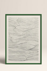 HOMEPACK Ahşap Çerçeveli Tablo Çerçeveli Poster Sanatsal Modern Duvar Dekoru BEK-8367