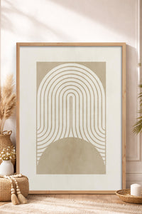 HOMEPACK Ahşap Çerçeveli Tablo Çerçeveli Poster Sanatsal Modern Duvar Dekoru BEK-8368