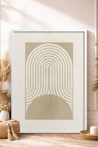 HOMEPACK Ahşap Çerçeveli Tablo Çerçeveli Poster Sanatsal Modern Duvar Dekoru BEK-8368