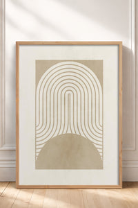 HOMEPACK Ahşap Çerçeveli Tablo Çerçeveli Poster Sanatsal Modern Duvar Dekoru BEK-8368