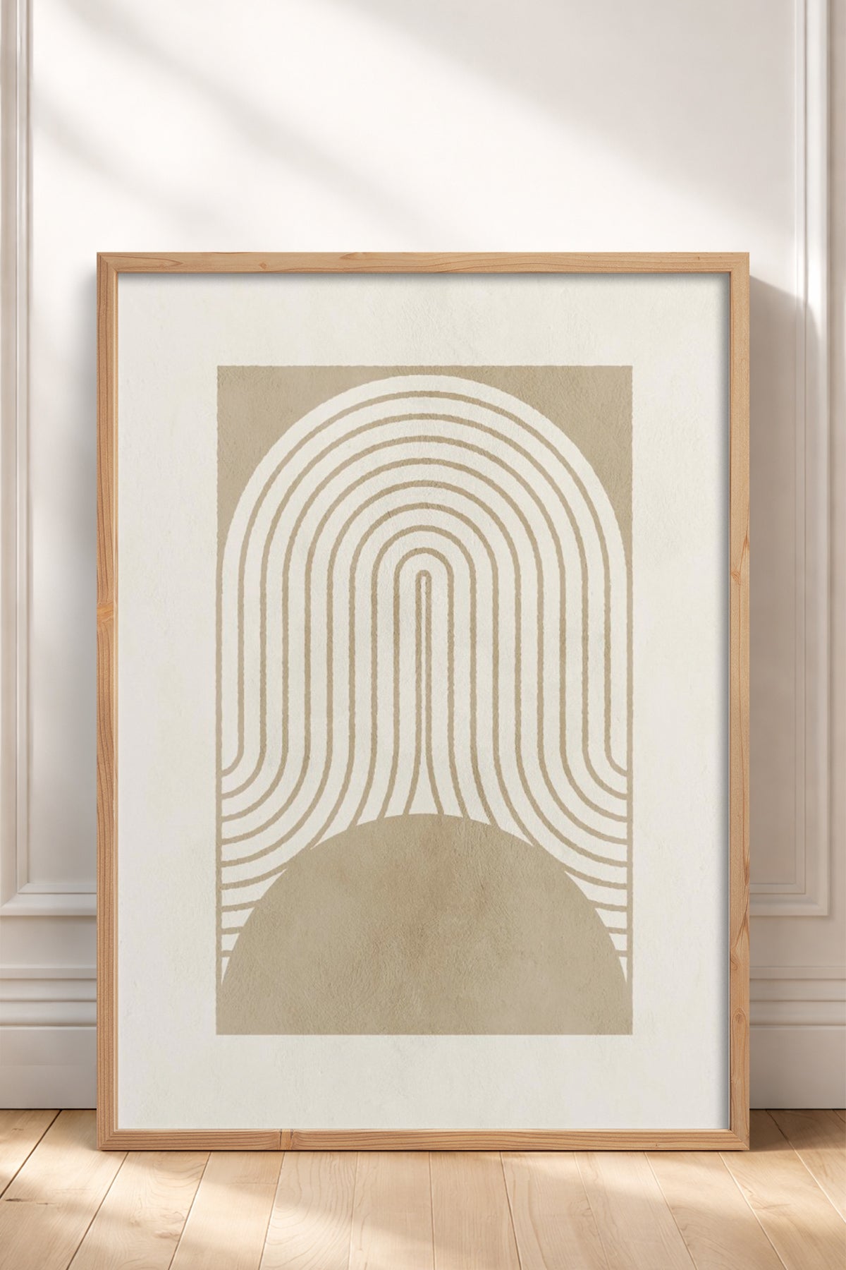 HOMEPACK Ahşap Çerçeveli Tablo Çerçeveli Poster Sanatsal Modern Duvar Dekoru BEK-8368